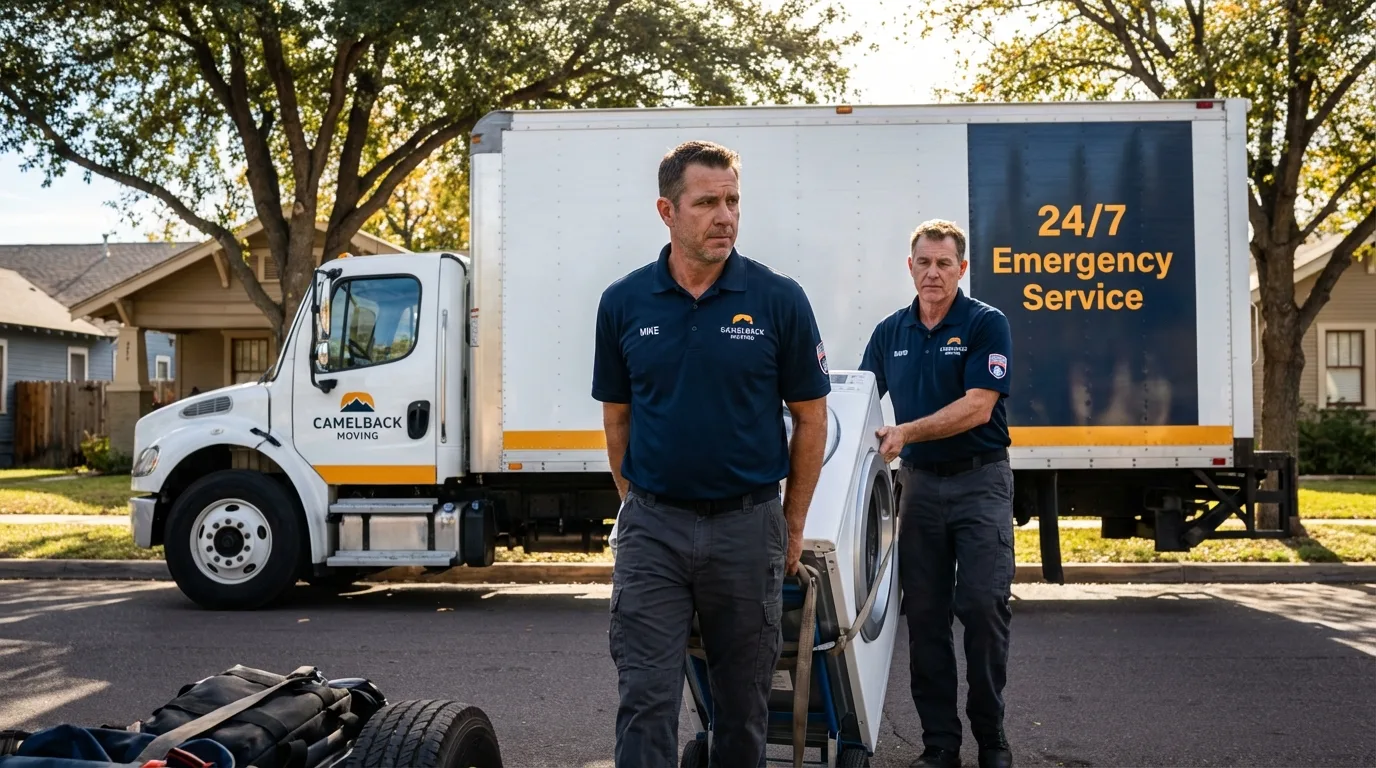 CamelBack Moving crew loading furniture in New Market, AL