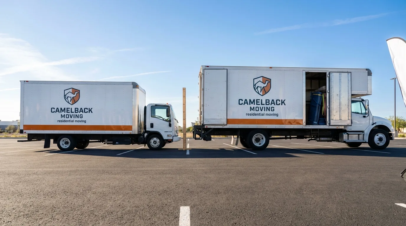 Moving truck size capacity guide in New Market